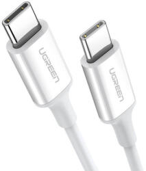 UGREEN US264 USB-C-USB-C kábel, 60W, 0, 5 m (fehér)