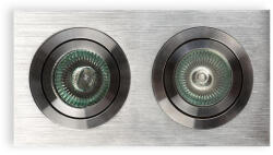 Orlicki Fasto II Alluminio 2xGU10 max 8W LED 230V - OR-OR83446 (OR-OR83446)