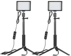 Neewer ZC-10S készlet két LED lámpa + szűrők + állványok (B07T8FBZC2) - kontaktor