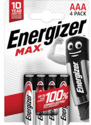 Energizer Alkáli elem AAA | 1.5 V DC | 4 - Buborékfólia (EN-NMAXAAA4)