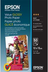 Epson EPSON Fotópapír Value Glossy Photo Paper - 10x15cm - 50 Lap