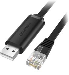 UGREEN CM204 USB-RJ45 konzolkábel, 3 m (fekete)