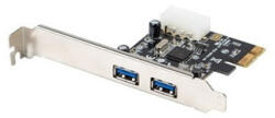 BLACKBIRD PCI Bővítőkártya 2xUSB 3.1 Gen. 2 Low profile verzió