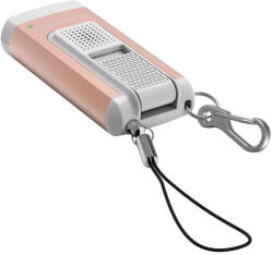Ledlenser K6R safety tölthető kulcstartós lámpa/riasztóval Li-ion 400lm rózsa-arany (K6RRG-502581)