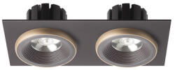 Rendl light studio SHARM SQ II zápustná hnědá/perleťová zlatá 230V LED 2x10W 24° 3000K (R13257)