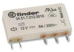 Finder Ultravékony printrelé, 1váltóérintkező, 6A (Fi-345170120010)