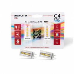 Asalite LED Izzó G4 12V 2W 4000K (220 lumen) (ASA443496370)