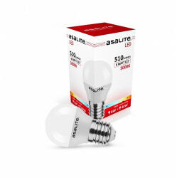 Asalite LED Izzó G45 mini gömb E27 6W 3000K (510 lumen) (ASA2492829335)