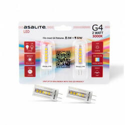 Asalite LED Izzó G4 12V 2W 3000K (220 lumen) (ASA2204526088)