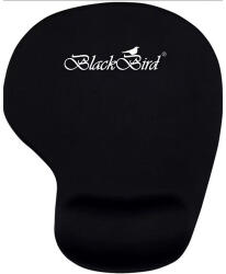 BlackBird Egérpad Office FocusPad ergonómikus zselés fekete - kontaktor