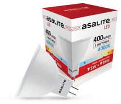 Asalite LED Izzó MR16 spot 12V 5W 4000K (400 lumen) (ASA1263601113)