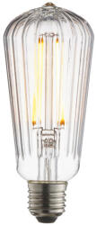Endon Lighting ENDON Ribb Pear 1lt Accessory Clear glass 4W LED E27 Warm White - ED-80180 (ED-80180)