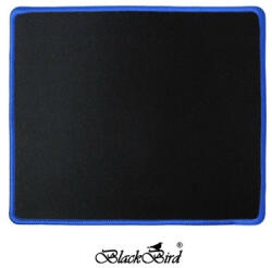 BlackBird Egérpad Gamer NanoGlide 21x25cm 3mm vastag kék varrott szegély
