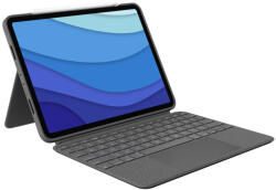 Logitech Combo Touch, QWERTY, Északi, Érintőpad, 1, 8 cm, 1 mm, Apple (920-010147) - tech-heaven