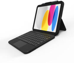 ZAGG Tough Keys, QWERTZ, Német, Érintőpad, Apple, iPad 10th Gen, Fekete (103117079)