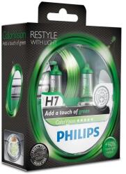 Philips ColorVision Green H7 55W 12V x2 (12972CVPGS2)