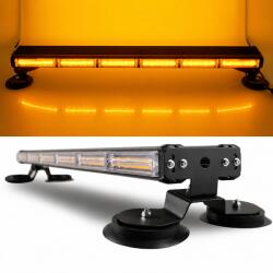 AutoREY Bară Girofar Dublă LED 89cm 216W cu Prindere Magneti, Rampă Avertizare 16 Moduri Stroboscop, 12V-24V, IP65 pentru Camioane, Tractoare și Utilaje AutoREY (AR-303)