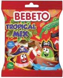 BEBETO Tropical Mix töltött gumicukor 80g