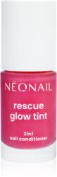 NEONAIL Rescue Glow Tint 3in1 Nail Conditioner ápoló körömlakk árnyalat Magenta Pink 7.2 ml