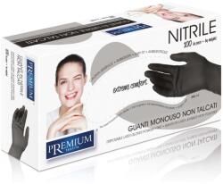 Procosmetic Manusi nepudrate nitril Premium Negre S 100buc (XP1400022)