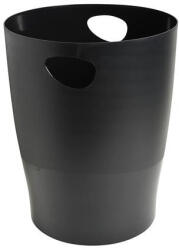 EXACOMPTA Papírkosár, 15 liter, PP, EXACOMPTA Ecobin Economy, fekete (EX453014D) (EX453014D)