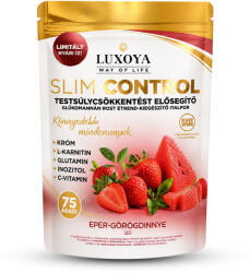 Luxoya Slim Control - Glükömannán por 300g- Eper-Görögdinnye
