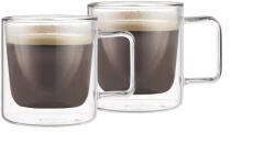 Weis Ceașcă cu toartă 150 ml, sticlă dublă, set 2 buc Pahar