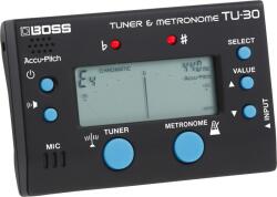 BOSS Tuner si Metronom BOSS TU-30, compact, cu functie Accu-Pitch, pentru chitara si bas (25055130)