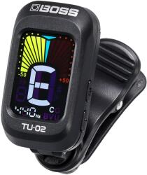 BOSS Tunere pentru instrumente muzicale BOSS TU-02, clip-on, display colorat, 4 moduri de acordare (71195899)