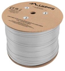 Lanberg Lan Cable Sftp Cat. 5e 305m Solid Cu Lszh Grey Cpr + Fluke Passed