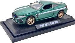  Machetă metalică BMW M8 Competition verde scara 1: 32 cu lumini sunete uși deschizabile și mecanism pull back