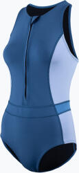 ZONE3 Costum de înot pentru femei ZONE3 Yulex Sleeveless multi blue/white