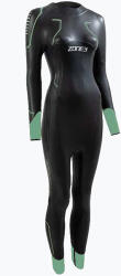 ZONE3 Costum de înot pentru femei ZONE3 Vision black/eucalyptus green