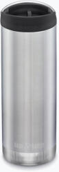 Klean Kanteen TKWide Cafe Cap 473 ml-es, szálcsiszolt rozsdamentes acél termo bögre