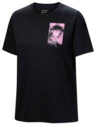 Arcteryx Krag SL Cotton Superbloom Crew SS Women Tricou cu mânecă scurtă Black S