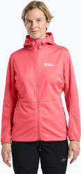Jack Wolfskin női softshell dzseki Feldberg Hoody naplemente korall színben