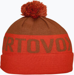 ORTOVOX Téli sapka ORTOVOX Bobble Knit hot orange