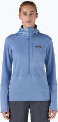 Patagonia Női softshell dzseki Patagonia R1 Hybrid Hybrid Pullover Hoody bőséges kék