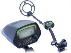 Cobra Tector Detector de metale, Cobra Tector CT-1037, 105-120 cm, bobină de căutare impermeabilă 25 cm, afișaj LCD, semnal sonor, 4 setări, cu baterii (2 x 9 V)
