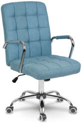 Sofotel Scaun de birou, Sofotel Benton, albastru, tapițerie din piele ecologică, mecanism Tilt înclinabil, reglaj pe înălțime, spătar ergonomic, cu cotiere
