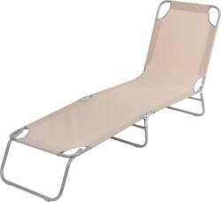 Strend Pro PANAMA șezlong - bej - 188x55x27cm