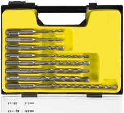 Strend Pro Set de burghie pentru metal, Strend Pro SD051, 8 buc, prindere SDS+, diametru: 5 - 12 mm, lungime: 110 - 210 mm Burghiu