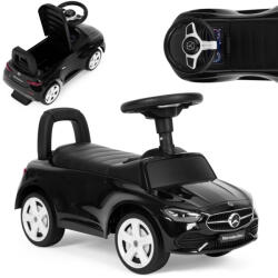 MULTISTORE Mașinuță ride-on, Multistore 667, Mercedes Clasa C, negru, 64 x 28 x 37 cm, cu claxon pe volan și sunet de pornire, cu spațiu de depozitare sub șezut, cu protecție anti-răsturnare, de la 12 luni, capa