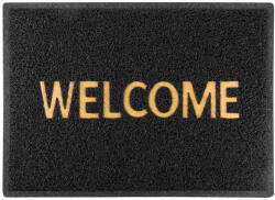 MagicHome preș PVC - Welcome, 50 x 70 cm, negru Pres