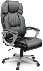 Sofotel Scaun de birou, Sofotel EG-227, negru, înălțime șezut 47-55 cm, tapițerie din piele ecologică, roți cauciucate