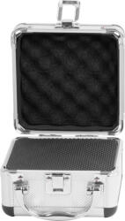 Strend Pro Cutie de depozitare pentru coroane diamantate, Strend Pro Premium DCB11, argintiu, 14, 5 x 16 x 9, 6 cm, aluminiu, mică, pentru discuri diamantate, cu inserție din spumă, interior modelabil