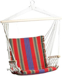 ST Leisure Equipment HARVEY scaun hamac din bumbac - roșu - 100x50 cm Balansoar