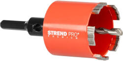 Strend Pro Coroană diamantată, Strend Pro Premium, roșu, diametru: 72 mm, filet: M16, cu burghiu de centrare, pentru plăci ceramice și placări din piatră, 5 dinți