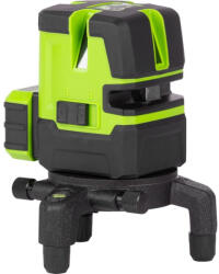 Strend Pro Nivelă laser, Strend Pro Industrial HP-NT411G, negru, 5 raze verzi, IP54, bază rotativă 360°, cu acumulator, 5200 mAh Li-Ion (cu acumulator și încărcător)