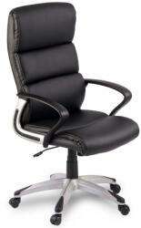 Sofotel Scaun de birou, Sofotel EG-228, negru, 113-123 cm, înălțime șezut 49-59 cm, tapițerie din piele, reglabil, mecanism de balans, reglare pe înălțime cu lift pe gaz, roți cauciucate